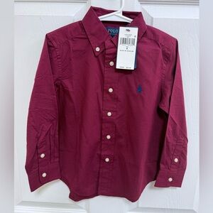 NWT Polo Ralph Lauren Boys Button-Down Shirt, Size 4